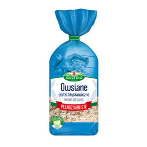 Szczytno Płatki pełnoziarniste błyskawiczne owsiane 400G